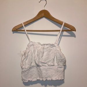 Lace Detail Cropped Top